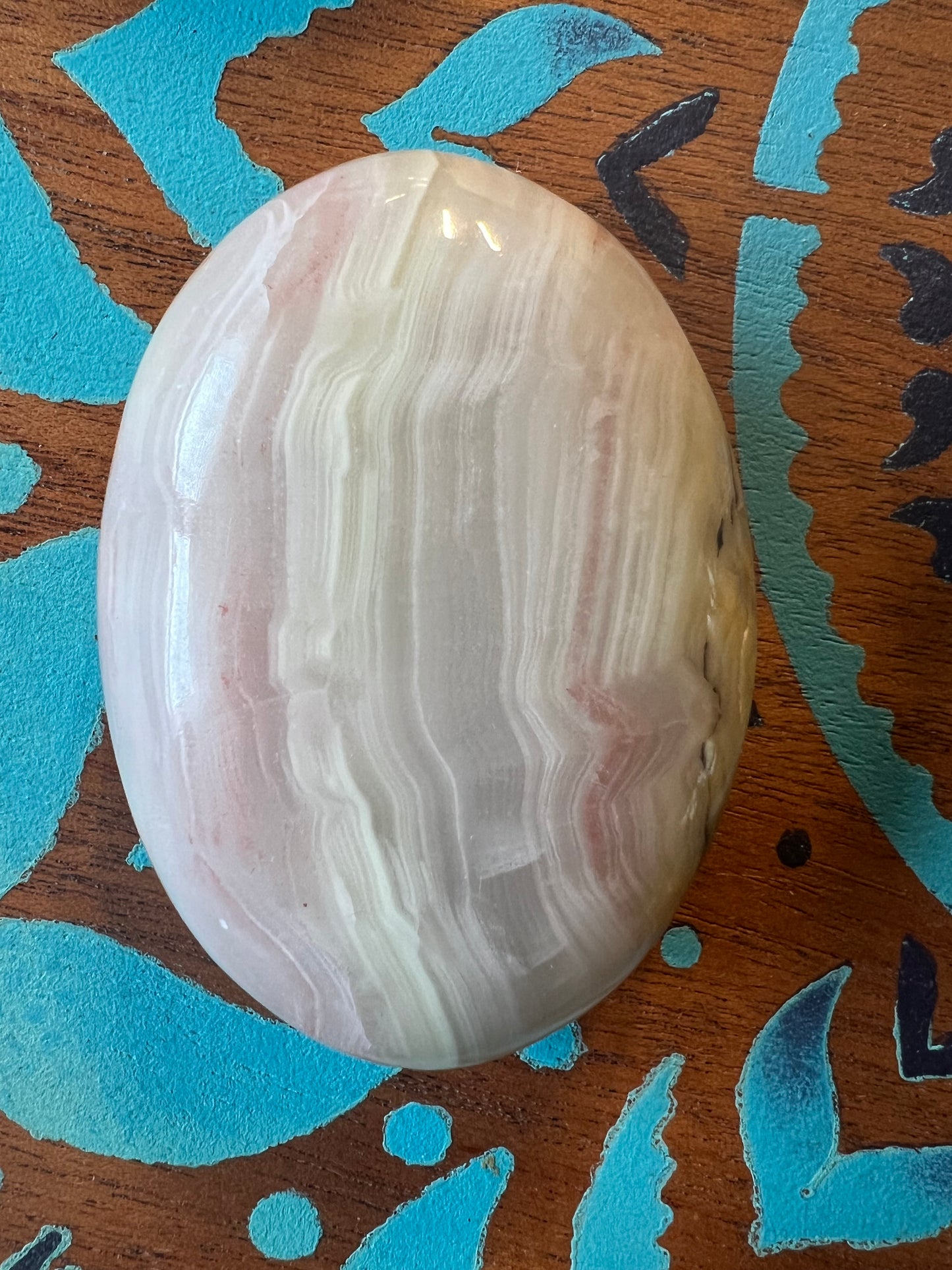 Pink banded onyx