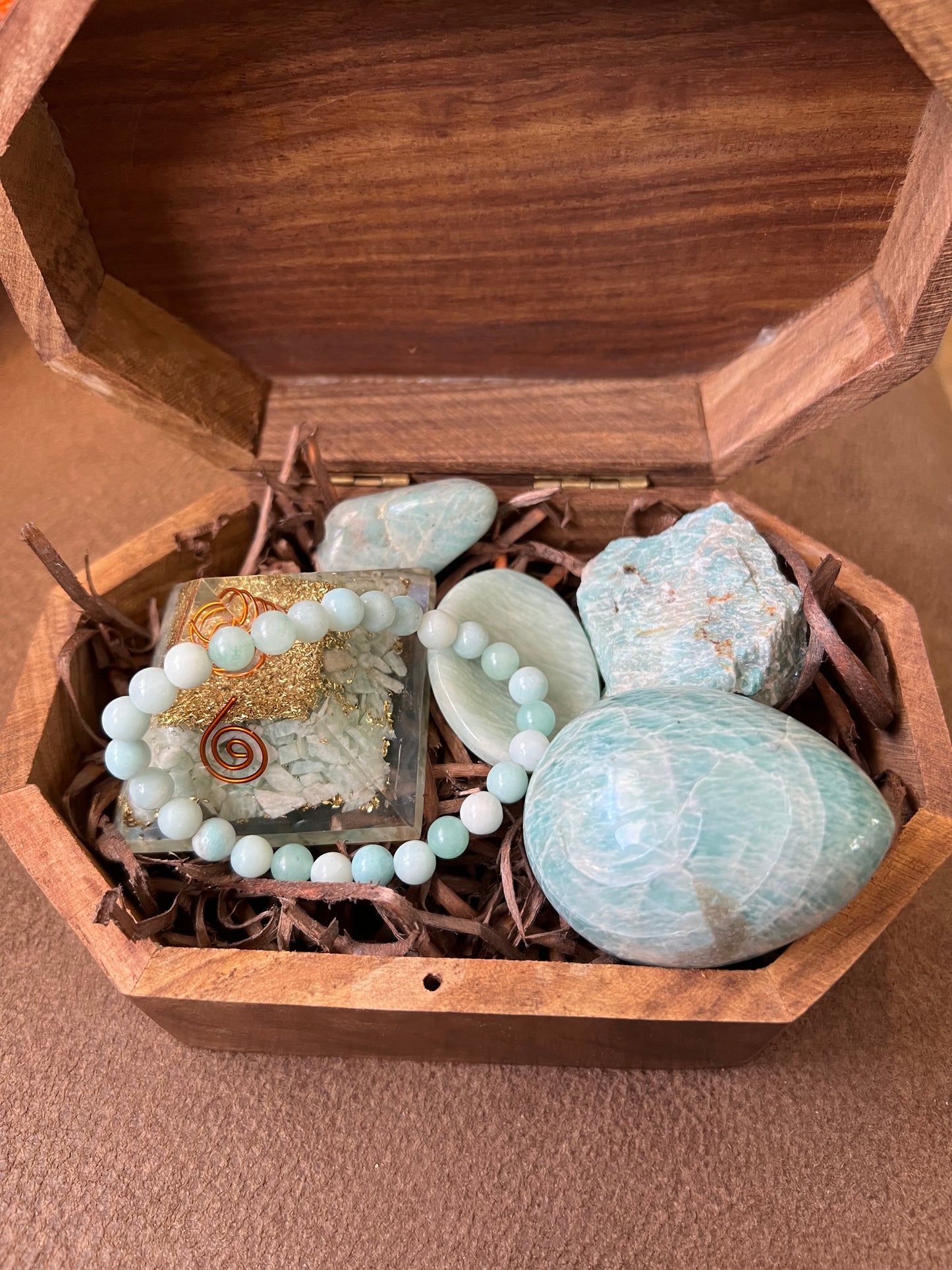 Amazonite gift box