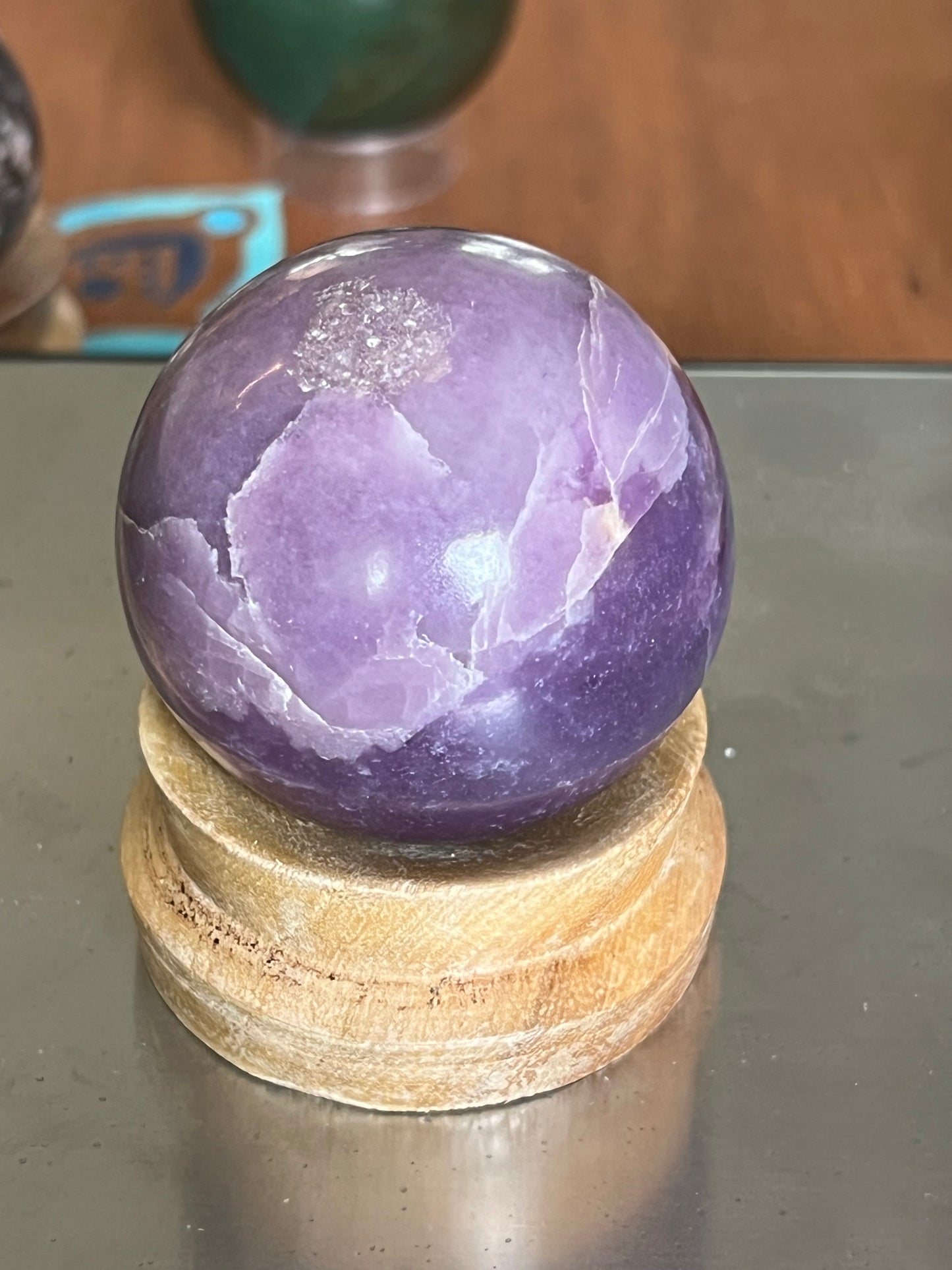 Lepidolite sphere