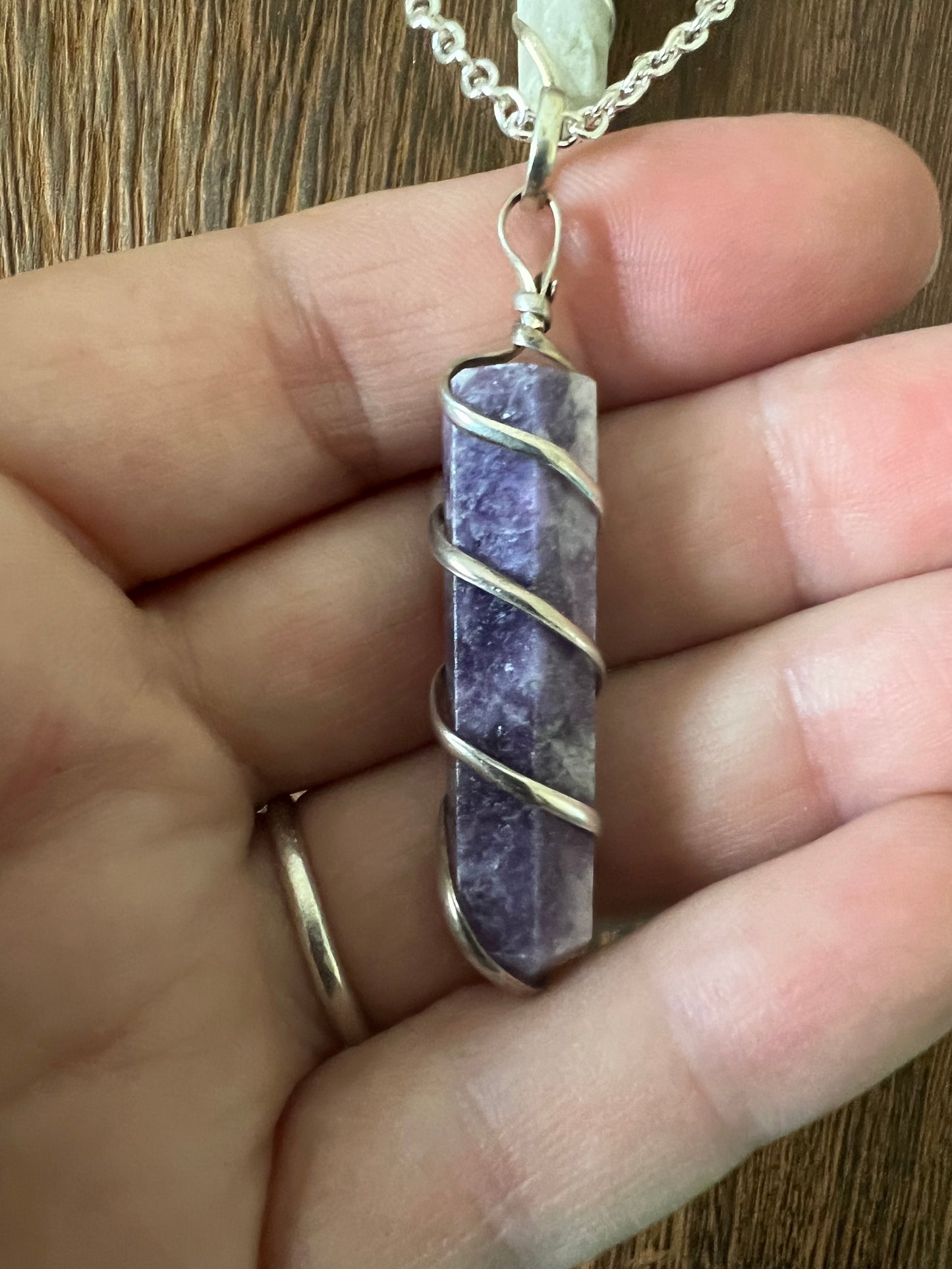 Gemstone necklace pendants