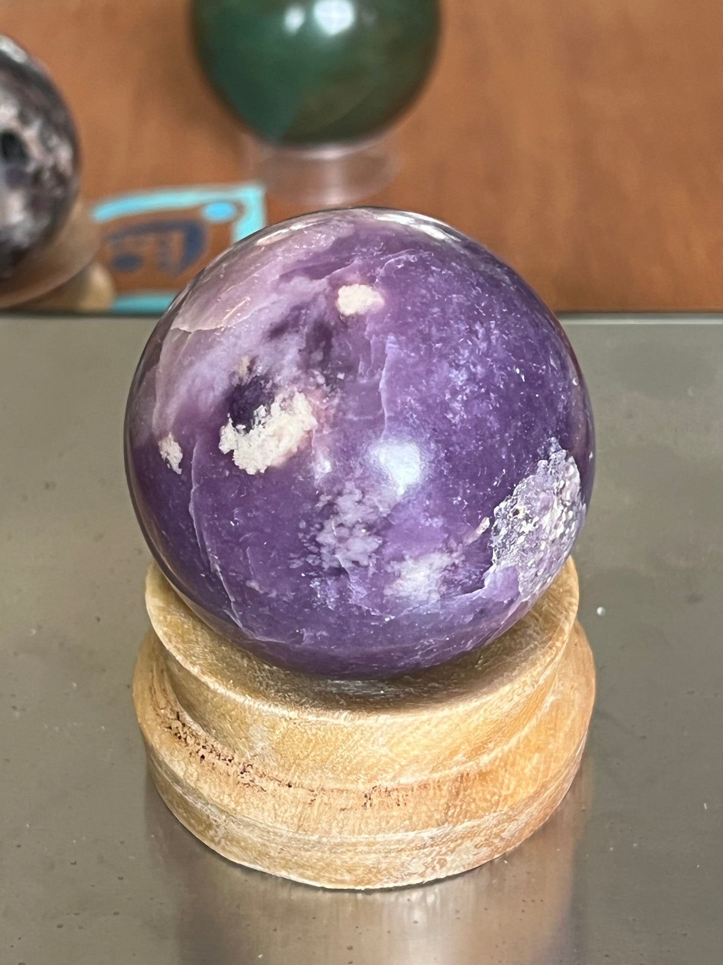 Lepidolite sphere