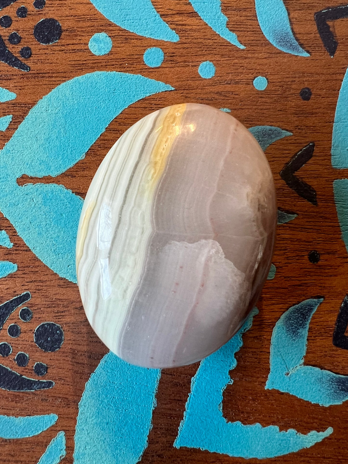 Pink banded onyx