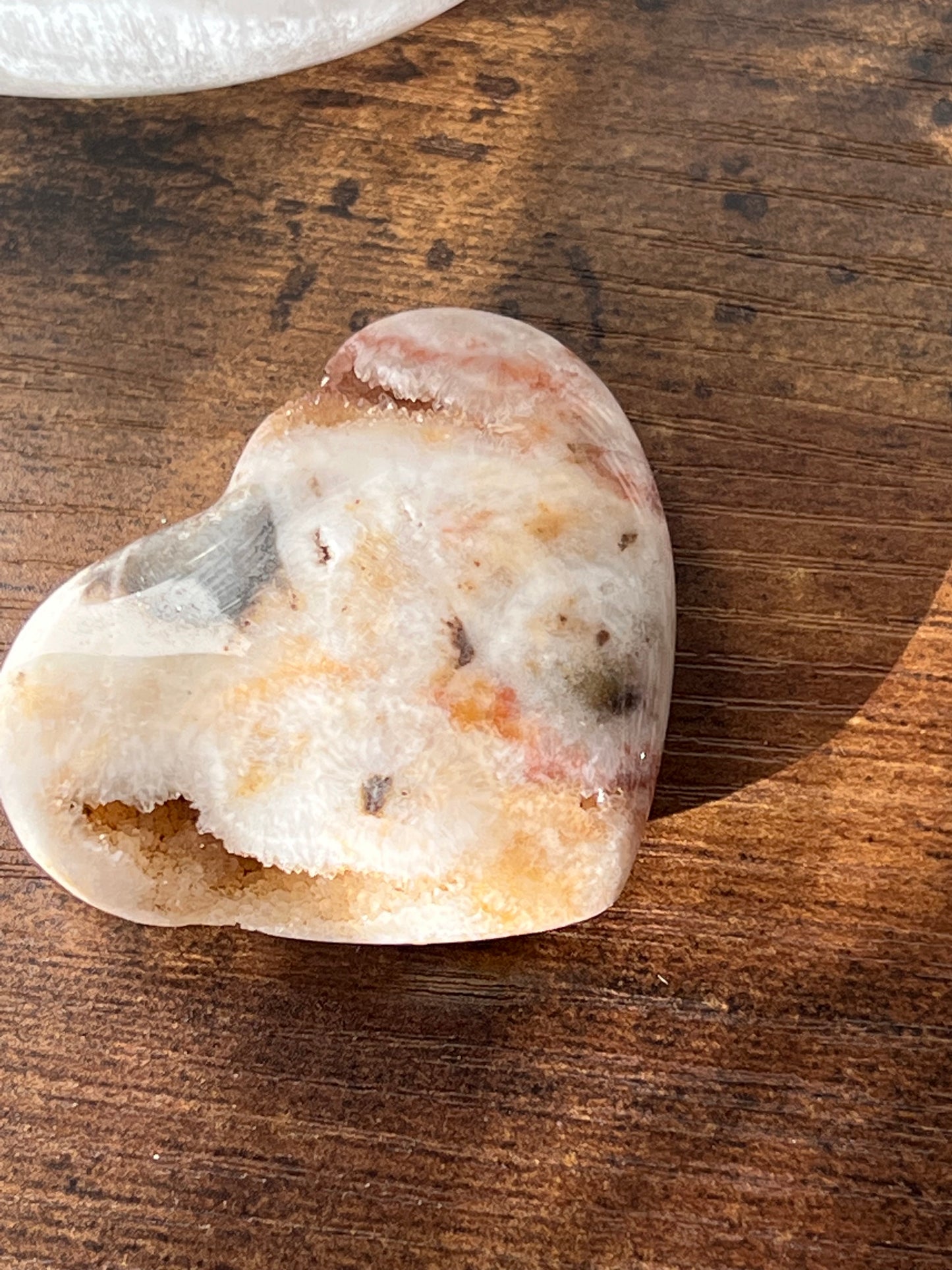 Crazy Lace Agate Druzy Hearts