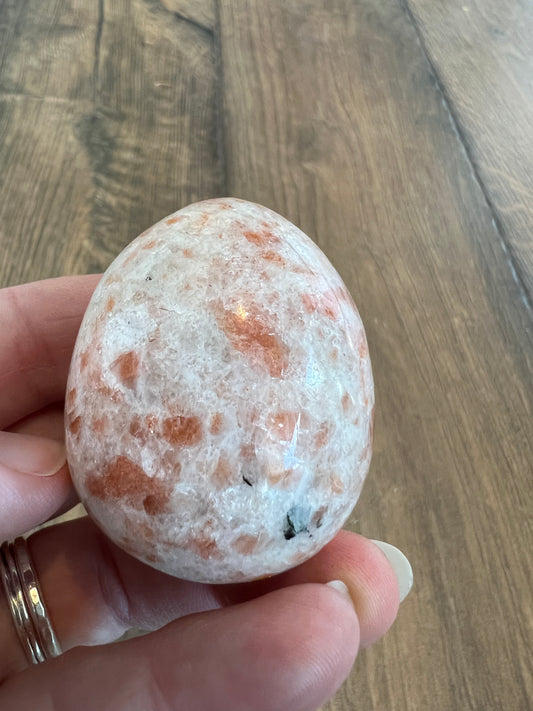 Sunstone Gemstone Egg